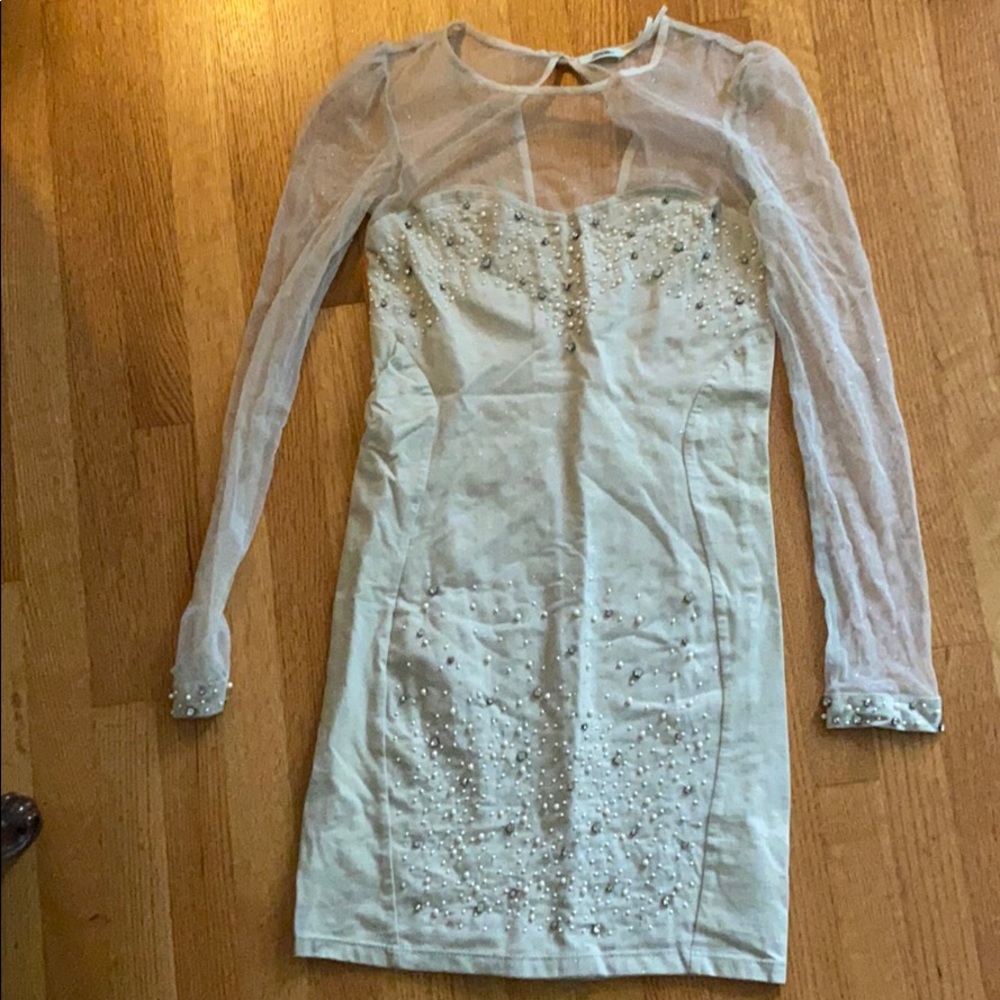 Kimchi blue sweet heart mesh dress